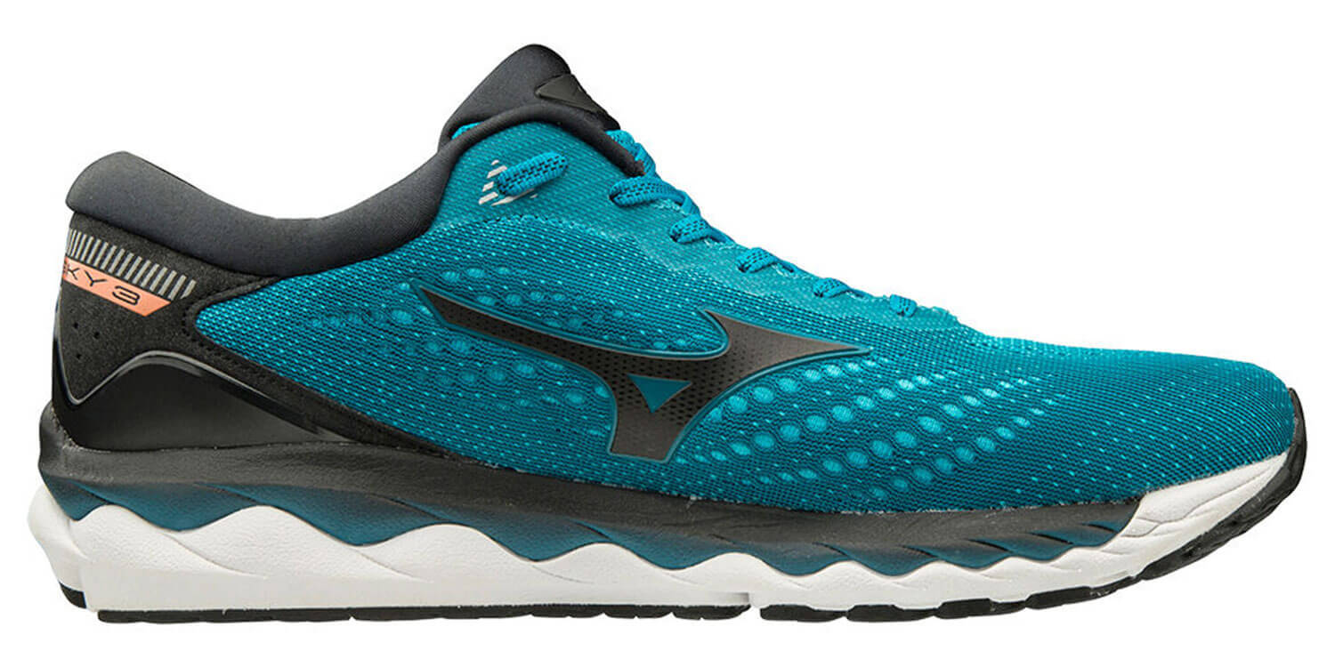 Mizuno Wave Sky 3 кроссовки для бега мужские бирюзовые