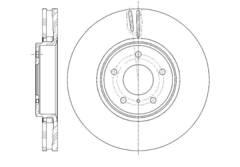 Диск тормозной вентилируемый G-brake  GR-21009