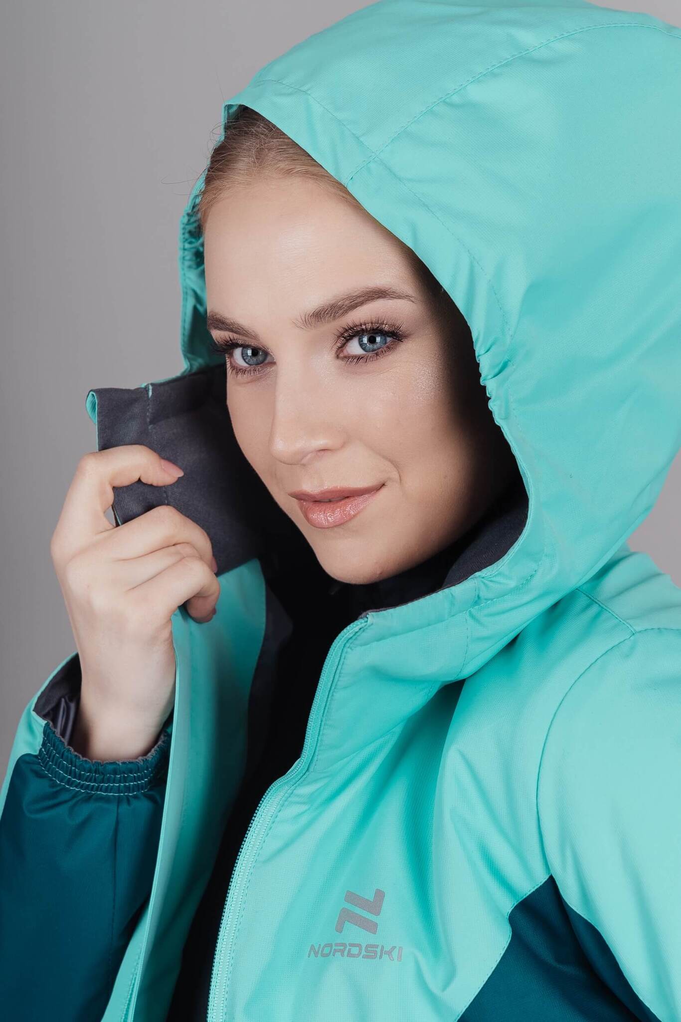Теплая лыжная куртка женская Nordski Base sky-deep teal - 6
