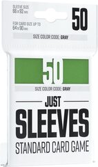Протекторы для карт Just Sleeves Green (50)