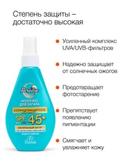Floresan PARADISE Молочко солнцезащитное для загара 45+  160мл (Ф-250)