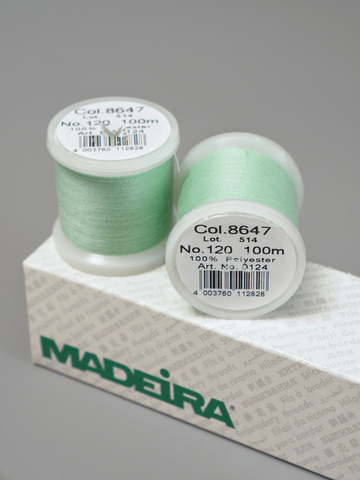 Нитки швейные Madeira aerofil №120 Col. 8647 пастельно-ментоловый (100 м)