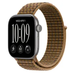 Умные часы Apple Watch Series 12 GPS, 42mm, Space Gray Aluminum Case with Light Umber Plaid Sport Loop