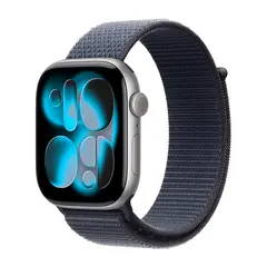 Умные часы Apple Watch Series 11 GPS, 46mm, Space Gray Aluminium Case with Anchor Blue Sport Loop
