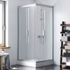 Damixa DX35WG-403-090MT Душ. огр.Skyline Square  90х90x190. профиль мат. хром. стекло прозрачное.ручка New