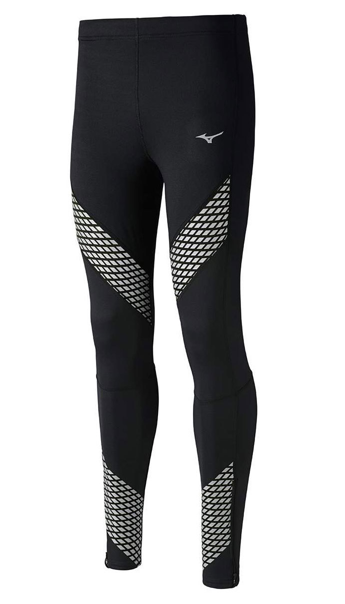 Тайтcы мужские Mizuno Breath Thermo Layered черные