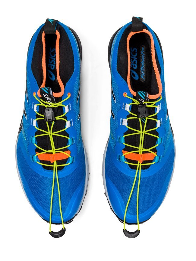 Asics FujiTrabuco PRO кроссовки внедорожники мужские синие - 4