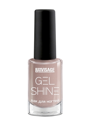 GEL SHINE Лак для ногтей тон 103 дымчатый бежевый с шиммером 9г Lux Visage