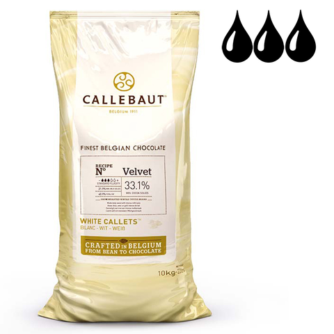 Шоколад Callebaut Velvet (Вельвет) Белый 32%, (W3-595), 10кг
