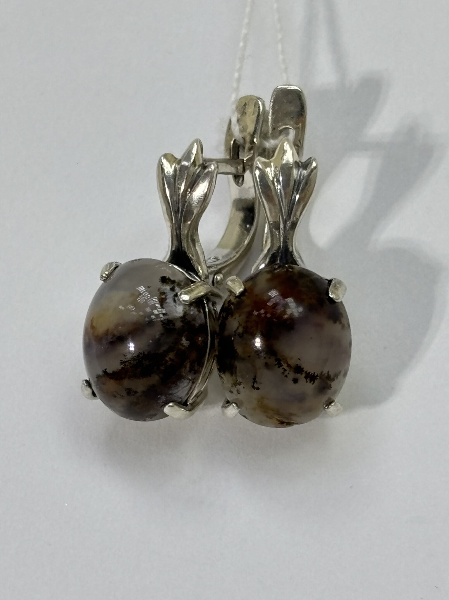Перси (серьги из серебра)