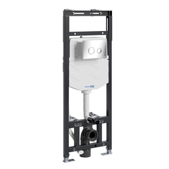 WasserKRAFT Alme 15TLT.010.ME.CH01 Инсталляция для унитаза с клавишей, цвет: хром фото