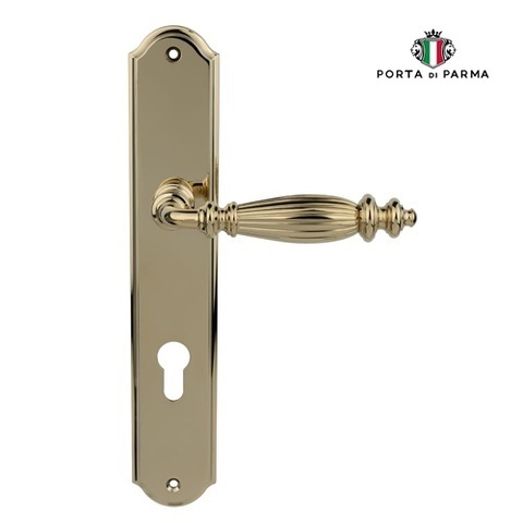 Ручка на планке PORTA DI PARMA Siena CYL PVD золото
