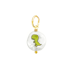 Подвеска жемчуг с изображением Дино