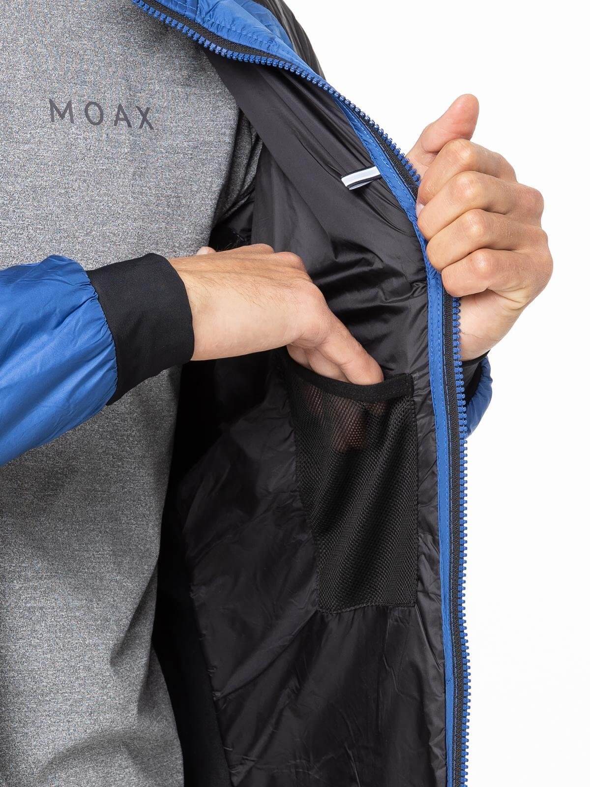 Мужская лыжная куртка Moax Royal синяя - 4