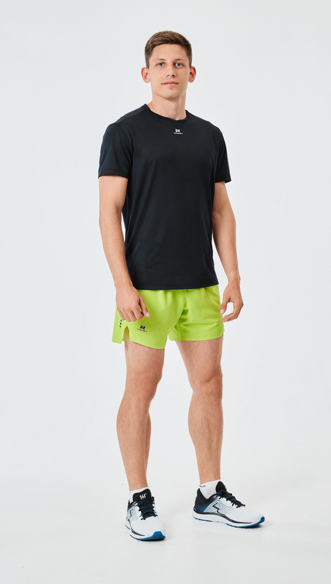 Мужские беговые шорты Nordski Pro lime green - 8