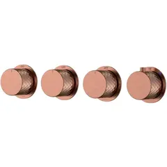 Boheme 124-T-5-CB.1 Смеситель встроенный с термостатом STICK DIAMOND COPPER BRUSHED 5-проходной фото