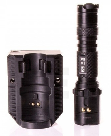 Фонарь ручной Nitecore R25 черный лам.:светодиод. 18650/CR123 (15061)