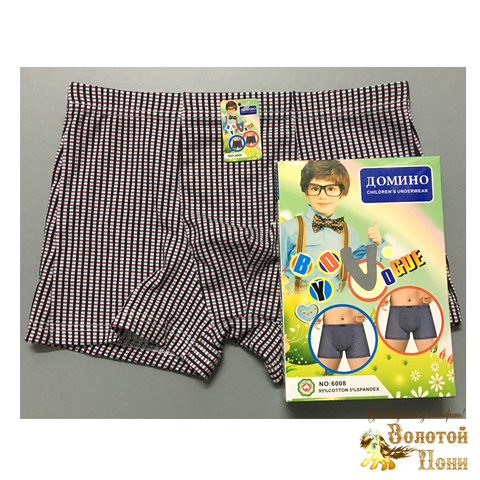 Трусы-боксеры мальчику в коробке (6-15) 190726-Д6008