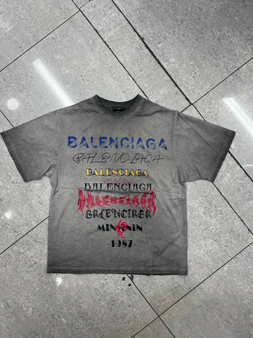 Футболка Balenciaga 612560grey