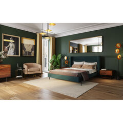 Зеркало Curve Rectangular Brass 200x70 см