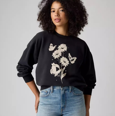 Толстовка женская LEVI'S GR VINTAGE BOXY CREW SWEATSHIRT CREW HAZ