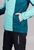 Теплая лыжная куртка женская Nordski Base sky-deep teal - 7