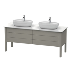 Duravit Luv LU9567B9292 База напольная, 743x1788x570, 2 выдв.ящика, цвет каменно-серый шелковисто-матовый фото