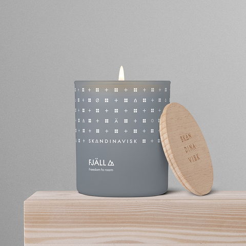 Свеча ароматическая FJALL с крышкой, 200 г