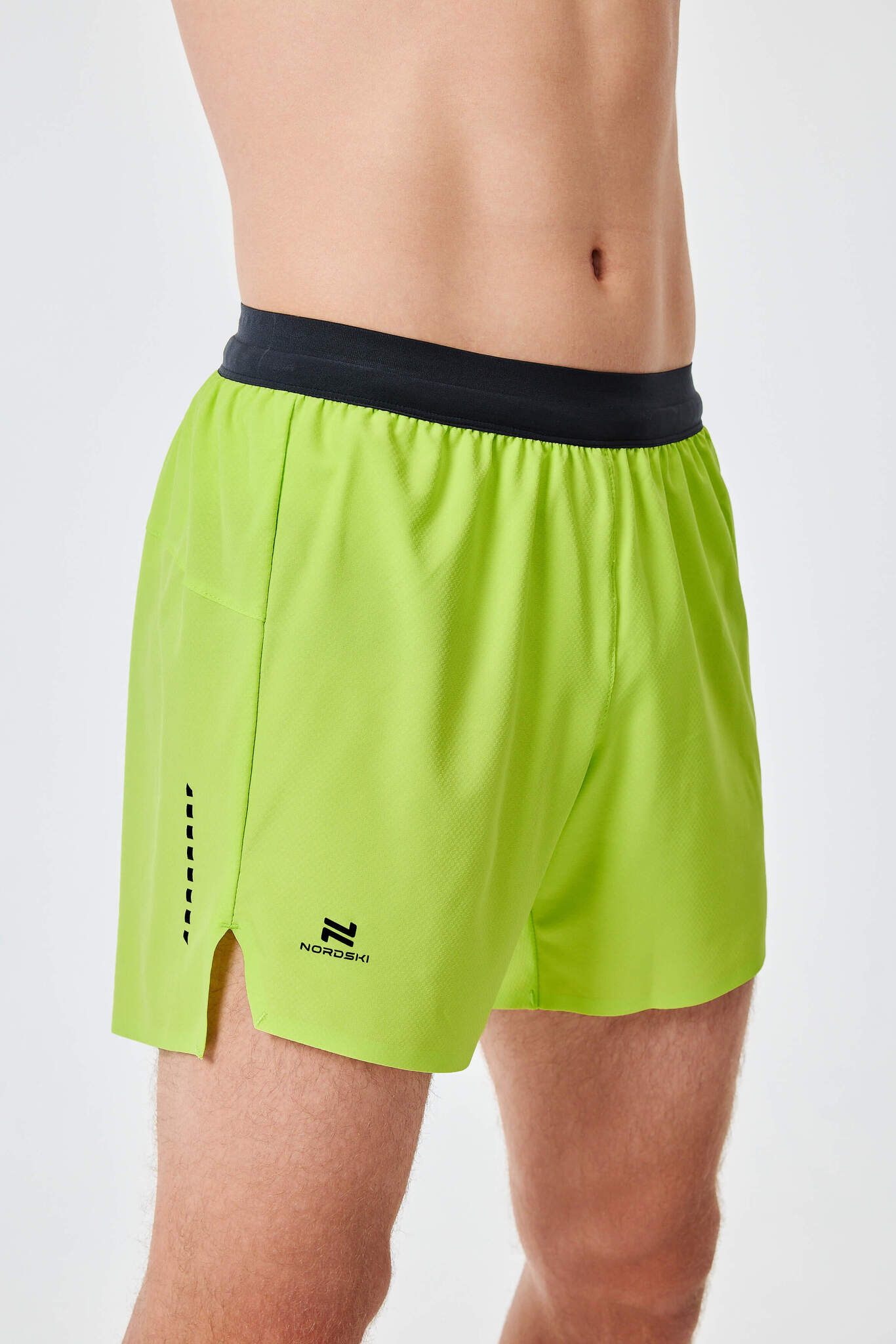 Мужские беговые шорты Nordski Pro lime green - 2