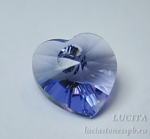 6228 Подвеска Сваровски Сердечко Tanzanite (10,3х10 мм) ()