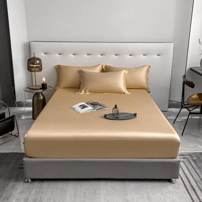 ZEPHYR HOME Простыня на резинке Египетский хлопок 180x200 бежевый