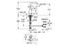 GROHE Essence 24174AL1 Смеситель для раковины с донным клапаном, L-Size, темный графит матовый