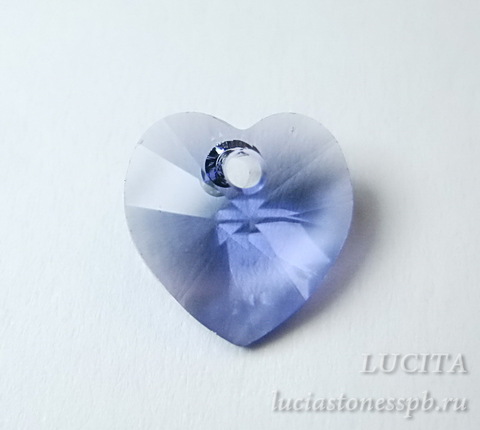 6228 Подвеска Сваровски Сердечко Tanzanite (10,3х10 мм) ()