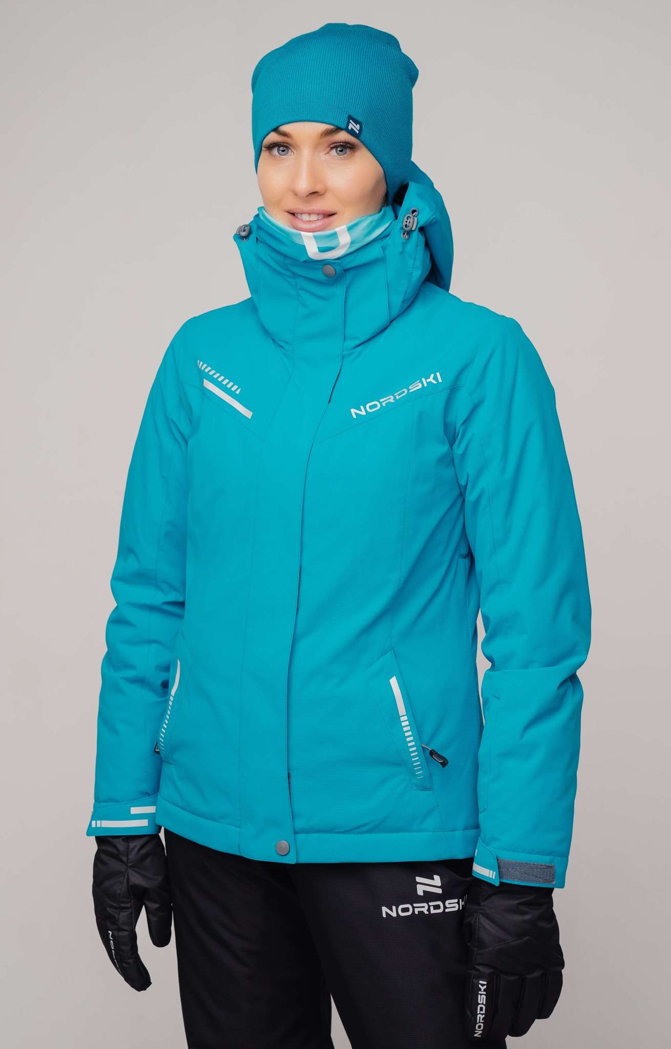 Горнолыжная куртка женская Nordski Extreme blue - 4