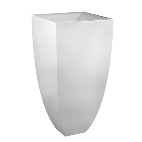 Gessi Mimi 37501#517 Раковина напольная 45х45см, слив в пол, с креплением, цвет: глянцевый белый (Ceramilux)