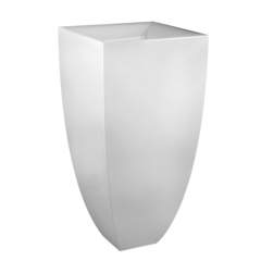Gessi Mimi 37501#517 Раковина напольная 45х45см, слив в пол, с креплением, цвет: глянцевый белый (Ceramilux) фото