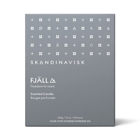 Свеча ароматическая FJALL с крышкой, 200 г