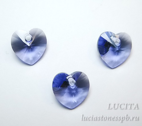 6228 Подвеска Сваровски Сердечко Tanzanite (10,3х10 мм) ()