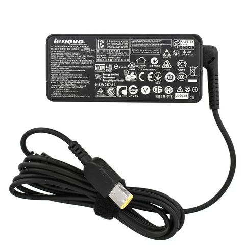 Блок питания Lenovo Yoga 20V 2.25A ORG прямоугольное гнездо