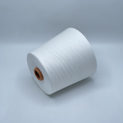 Бобинная пряжа,Cotton combed, 2540м. 100%Хлопок, Белый(227), 39158
