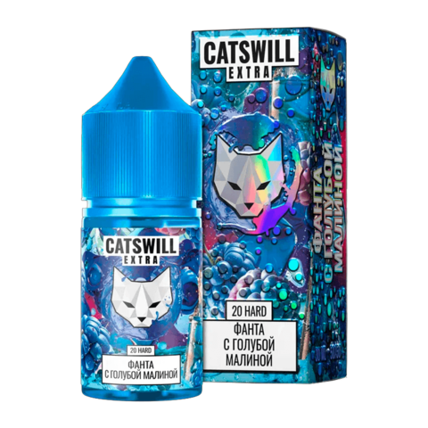 Жидкость CATSWILL EXTRA Salt 2% HARD 30 ml - Фанта с Голубой малиной