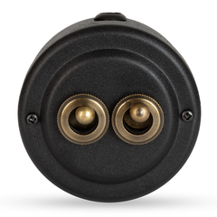 Переключатель (проходной) ретро тумблерный 2 кл. Черный "Black matt" VINTAGE-BRASS 30402-5 / 2 группы света, проходной