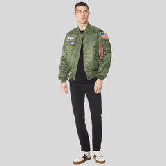 Бомбер Alpha Industries MA-1 Flex Sage Green (Зеленый)