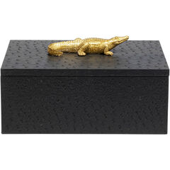 Шкатулка Crocodile «Крокодил» (2 шт), Чёрный