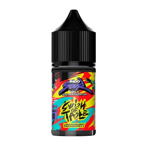 Жидкость Щелочная IndoSour 0.3% 100 ml - Swish Of Taste (Клюква Брусника)