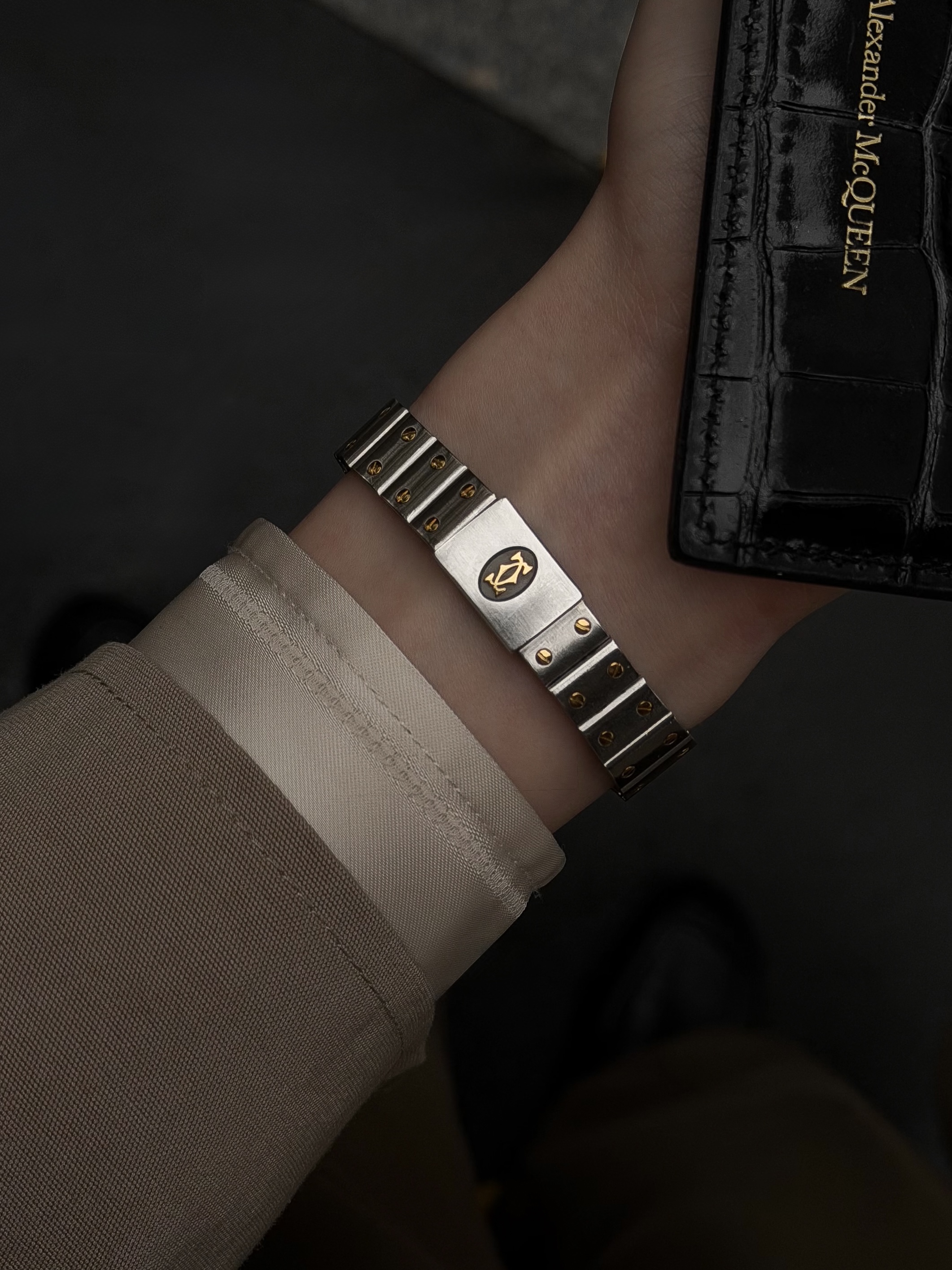 Редкие винтажные часики Cartier Santos — фото 4