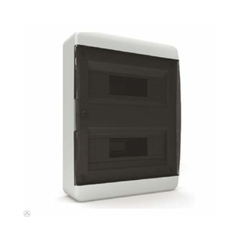 Бокс пластик Tekfor 36-м IP65 навесная дверь прозр/черн
