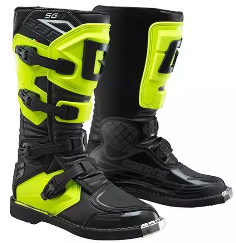 Мотоботы детские SG-J Black/Yellow Fluo 36