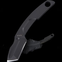 Фото Нож с фиксированным клинком Extrema Ratio N.K.2 Black, сталь Böhler N690, цельнометаллический