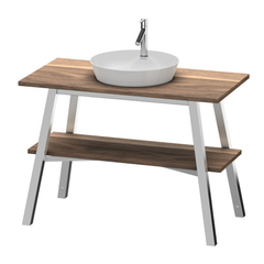 Duravit Cape Cod CC953207777 Консоль 825x1120x570 мм деревянная напольная с 1 полкой, цвет Американский орех фото